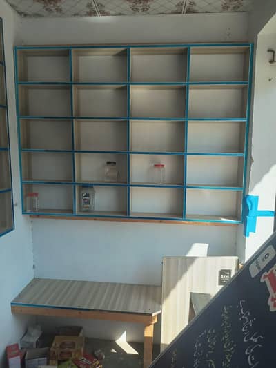 Urgent Sale: Shop Showcase & Wall Racks – Rs. 45,000
