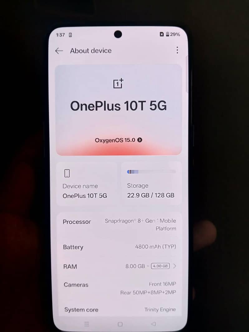 One Plus 10T 5