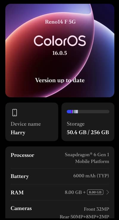 OPPO Reno 14f 5G