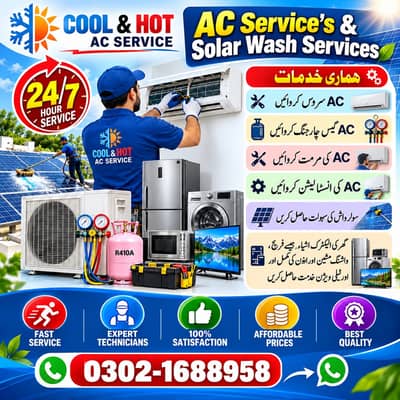 AC Service |AC Repair| AC Cleaning| AC Gas Filling |AC Technician|