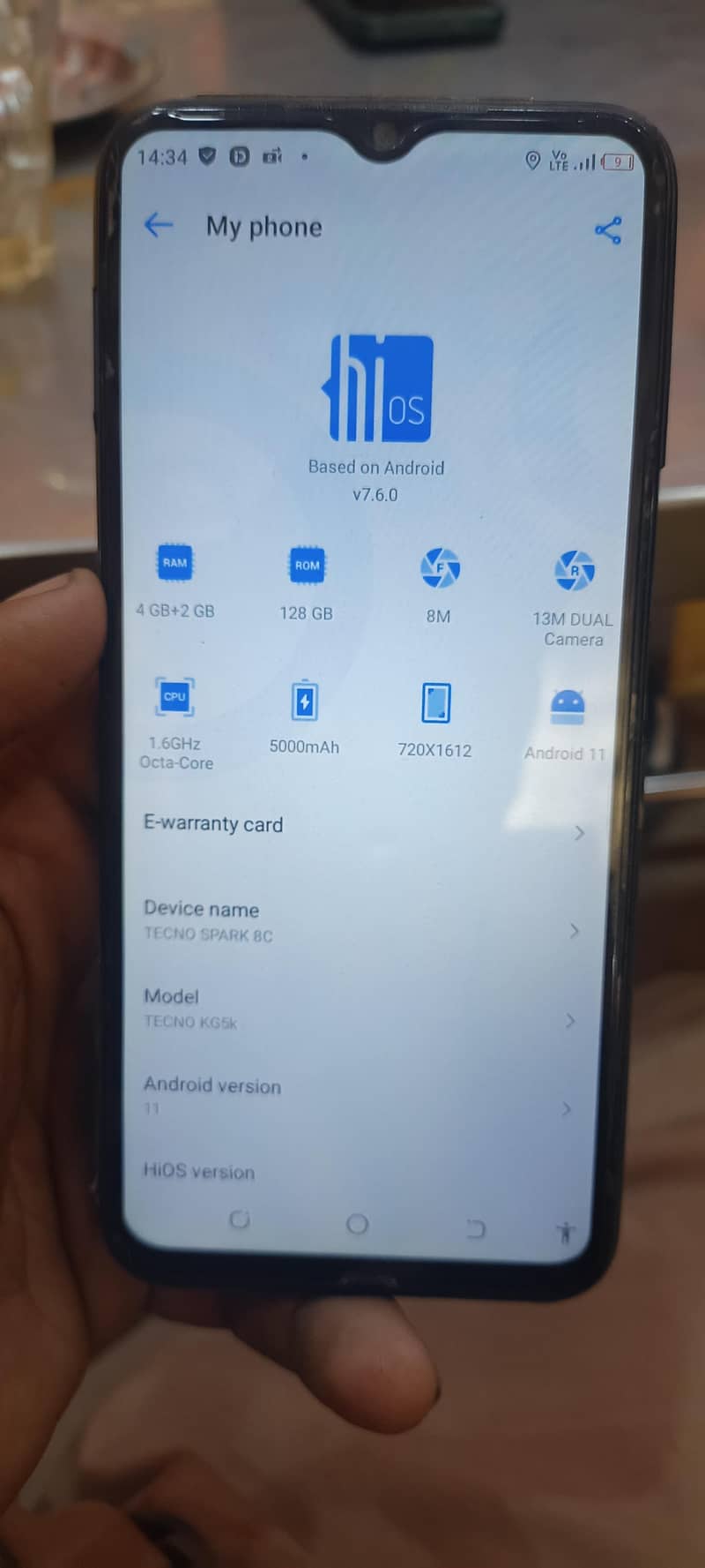 Tecno Spark 8C 5