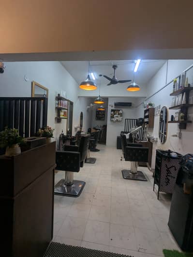 Running Men's Salon Setup For Sale