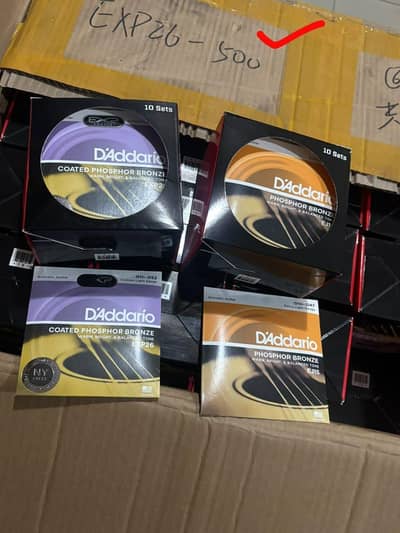 D, Dario acoustic guitar strings