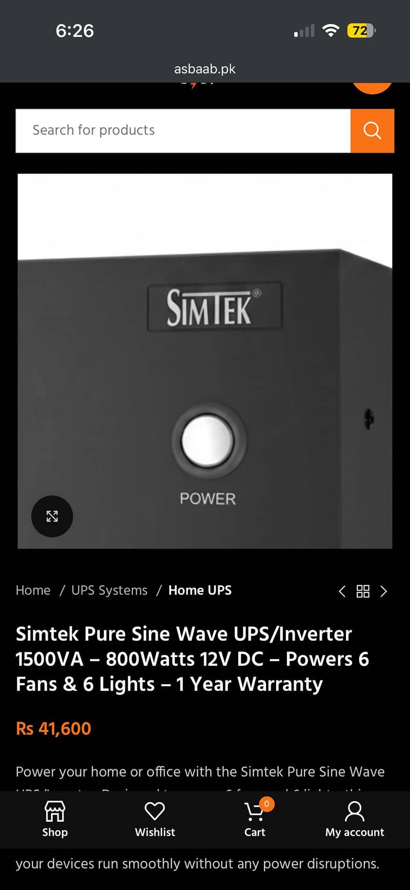 Simtek ups 0