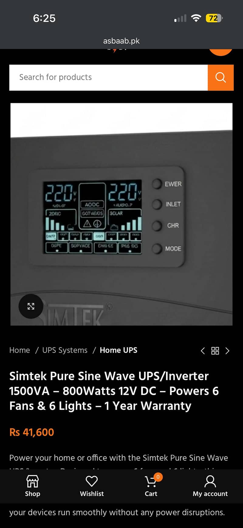 Simtek ups 1