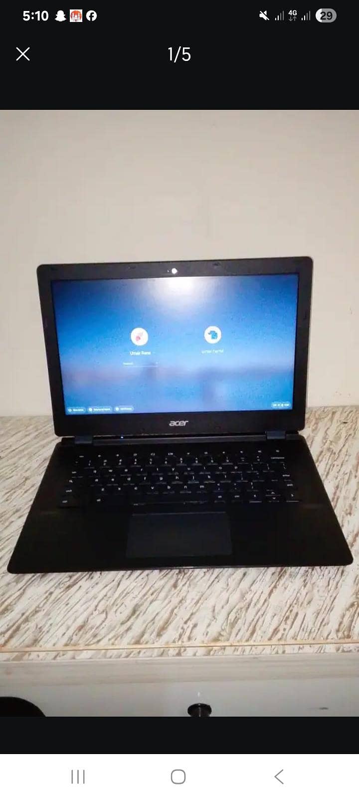 Acer Chrome Book 0