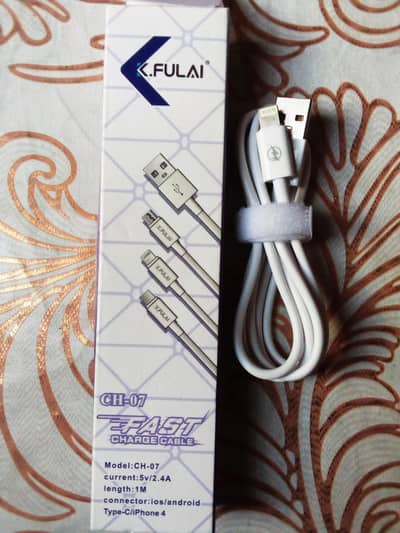C to lightning cable 1 meter - fast charging -iphone -Rs 150 only