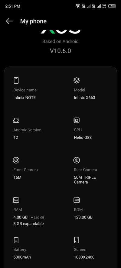 Infinix Note 11