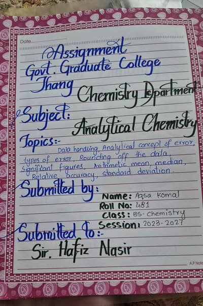 Writing  assignments