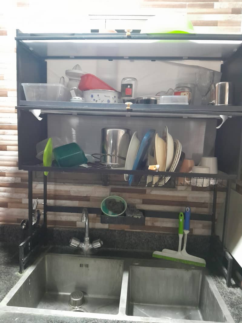 double cabin dish drying rack 0