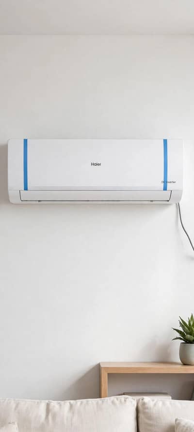 haier new condition ac 1.5 ton inverter 10 by 10 condition
