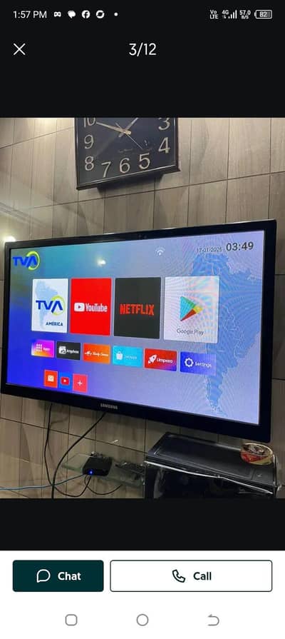 Samsung LCD tv 43"  simple tv orgnal Samsung