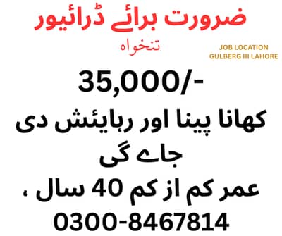 ضرورت برائے ڈرائیور