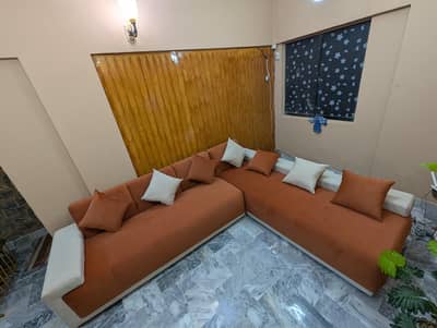 L shaped sofa set