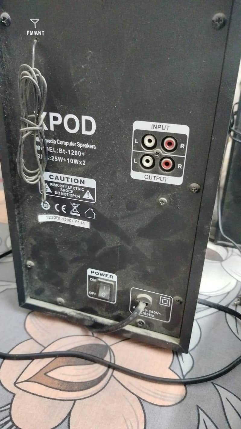 XPOD Speakers with buffer. 3