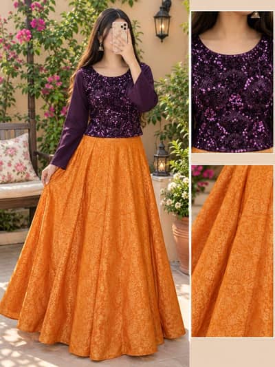Mehndi outfit ,1 use only