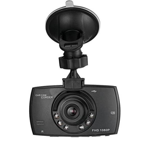 1080P HD Car Dash Camera DVR – Wide 170° Angle, Night Vision, 6 LED Lights, G-Sensor, Loop Recording and Continuous Power for Vehicle Safety