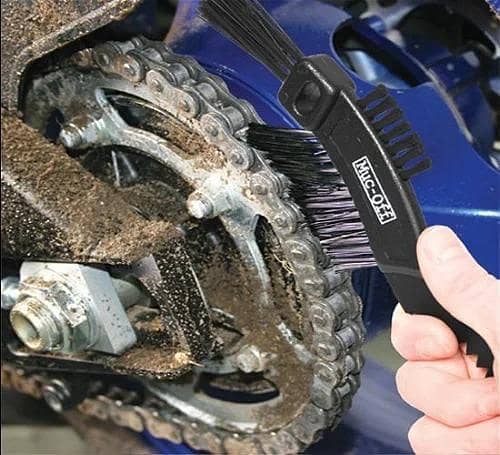 Universal Bike Chain Cleaning Brush (3 Heads) | Multi-Function Chain & Cassette Cleaning Tool | Motorcycle & Bicycle Maintenance (1 Pc)