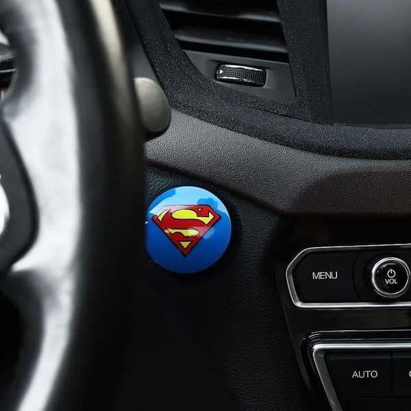 Car Engine Start Stop Button Cover – Decorative Push Start Switch Sticker Trim, Universal Ignition Keyless Entry Button Protection Ring for Interior Styling