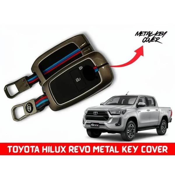 Toyota Hilux Revo Key Cover Premium Metal Case – Luxury Smart Remote Protection Shell by Revo Accessories Pakistan