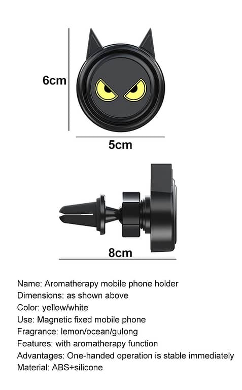 Magnetic Car Air Vent Phone Holder – Strong Universal Mount for Safe Driving and GPS