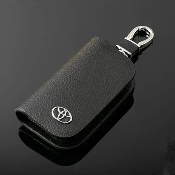 Premium Toyota Leather Key Cover 1PC for Toyota Smart Remote Key