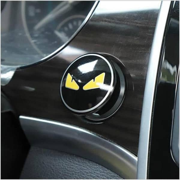Universal Car Interior Start/Stop Button Cover Ring - On/Off Ignition Decorative Sheet Sticker