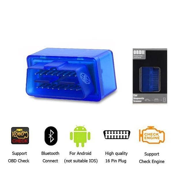 Bluetooth Car Doctor ELM327 OBD2 Diagnostic Scanner Tool for Android & Windows