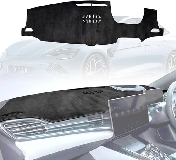 BYD Seal Floor Mat: Non-Slip Velvet Custom Fit Car Interior Mat with Dust & Dirt Protection
