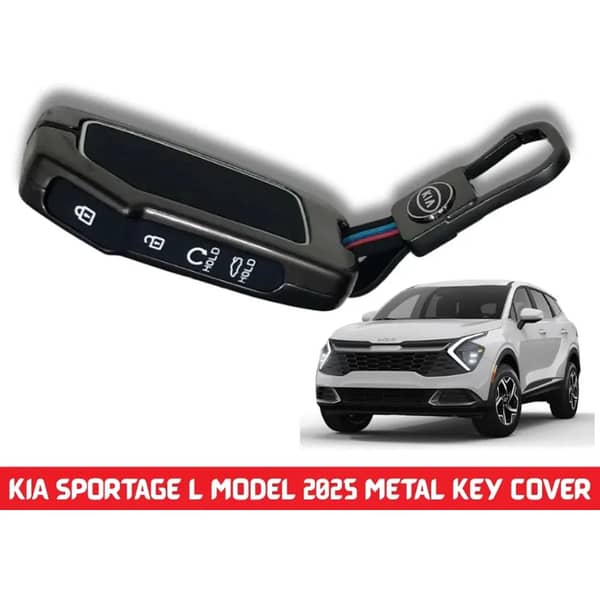 KIA Sportage 2025 Key Cover: Metal Remote Case with Protective Inner Core
