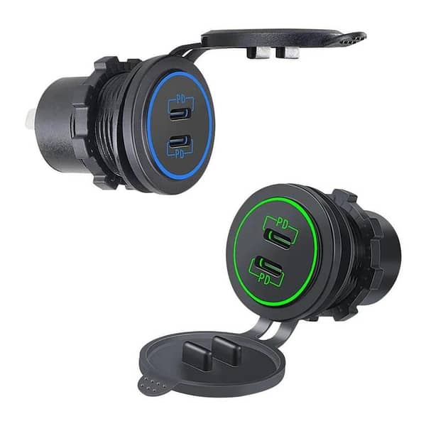 Universal Type-C Car Charger USB 3.0 Fast Charging 12V-24V – Quick Charge Car Socket Adapter for All Smartphones