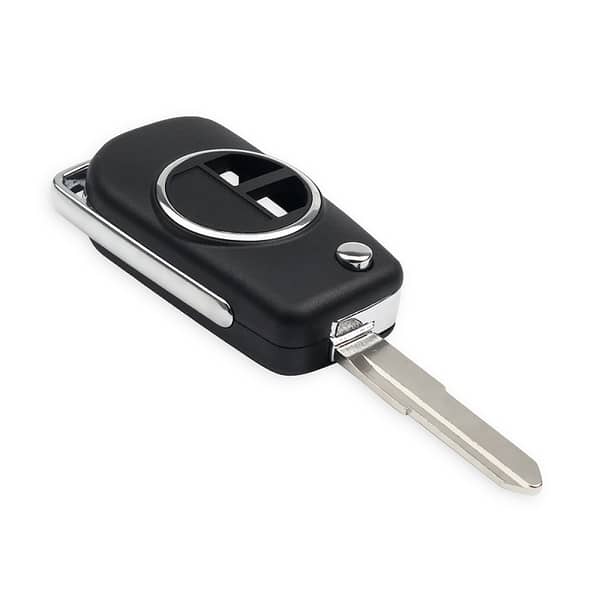 Suzuki Swift Alto WagonR Cultus 2 Button Folding Key Shell – Modified Flip Remote Key Case Durable Replacement Cover