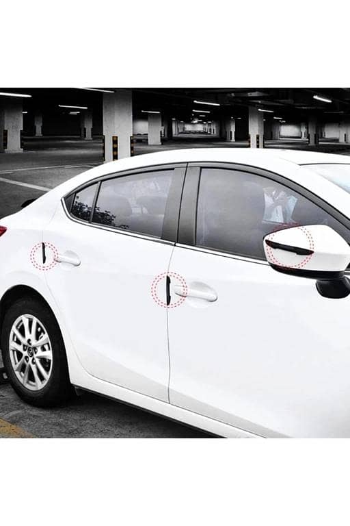 Premium Quality Car Door Guard 4-Piece Set | Universal Anti-Scratch Bumper Edge Protectors for All Vehicles