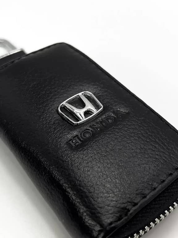 Premium Honda Leather Key Cover for 1PC Smart Remote Keys – Durable, Stylish Protection for Honda Key