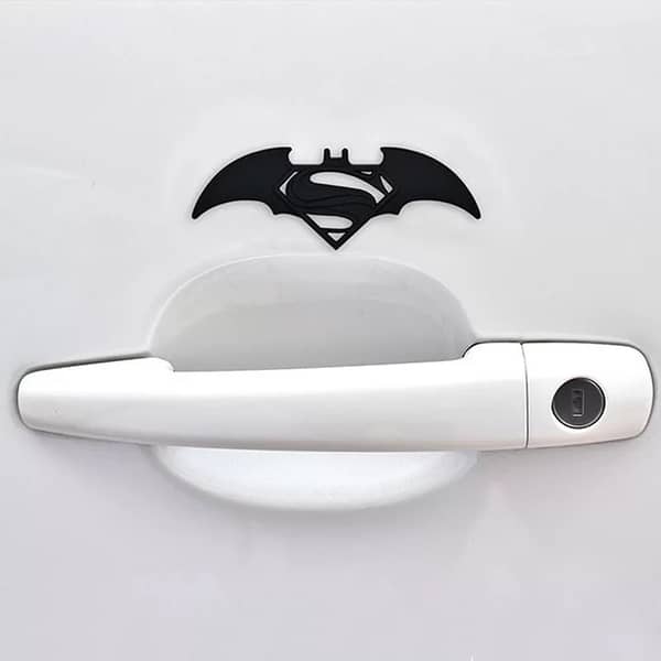 Universal 3D Bat Logo Metal Badge Chrome Emblem for Car Styling
