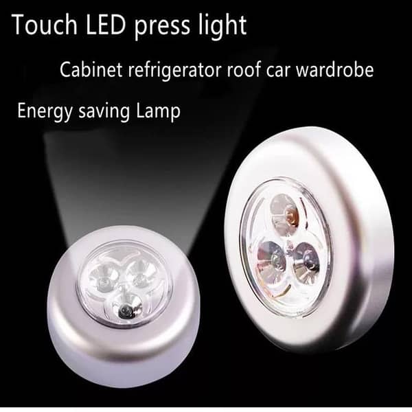 LED Car Interior Touch Light – Wireless Rechargeable Dome Lamp with Magnetic Base (Car, Home, Camping & Emergency Use)