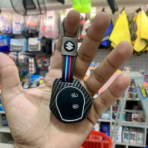 Suzuki Alto/Wagon-R/Cultus/Ciaz/Swift Key Fob Case Cover – Premium Metal Shell, 2-Button (2009–2014)
