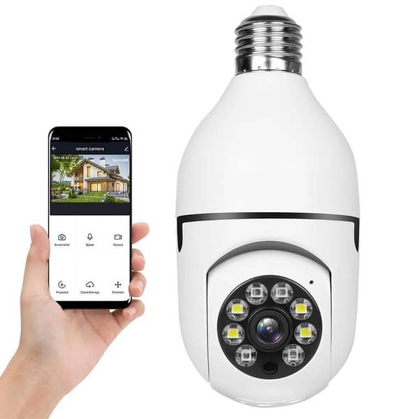 WiFi Smart Camera V380 – Wireless CCTV with Night Vision, Two-Way Audio, Motion Detection, and Remote Mobile Access