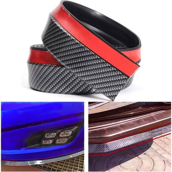 Premium Carbon Fiber Front Bumper Lip Splitter • Lightweight Black Aero Chin Spoiler for Performance and Style