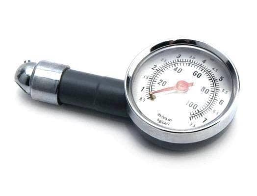 Analog Tire Pressure Gauge 110 PSI for Car, Bike, and Truck