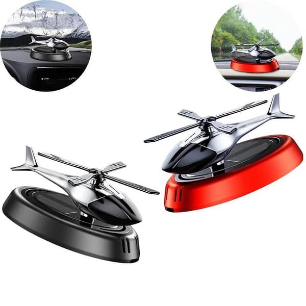 1 Pc Universal Car Solar Helicopter Air Freshener with Refill