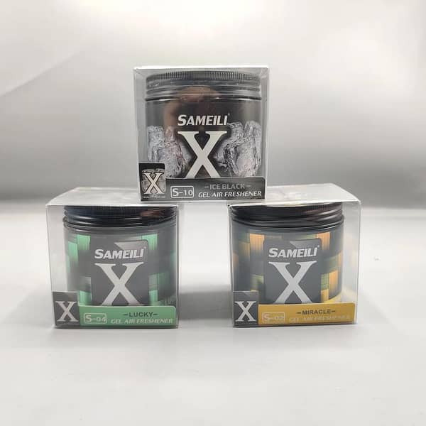 Long-Lasting Car Dashboard Gel Air Freshener – Sameili 3-Piece Perfume Set