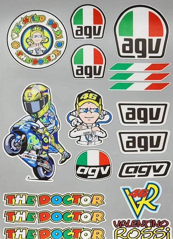 THE DOCTOR Embossed Sticker Sheet – Premium Large Custom Decals for Car and Motorcycle
