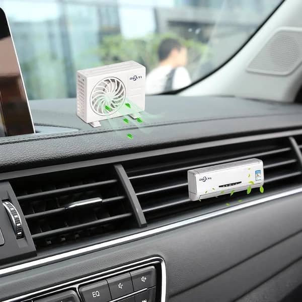 1 Pc Universal Solar Car Air Freshener – Outdoor AC Vent Perfume Decoration | Long-Lasting Solar-Powered Car Fragrance