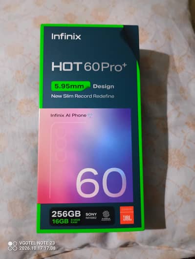 Infinix hot 60 pro plus 8+8_256 WhatsApp 03091940219l