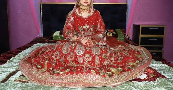 bridal heavy lehnga 3pc