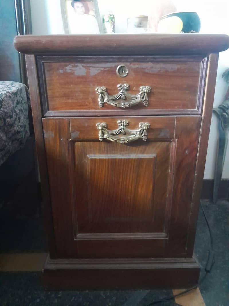 Single Bed With Side Table & Spring Mattress 3