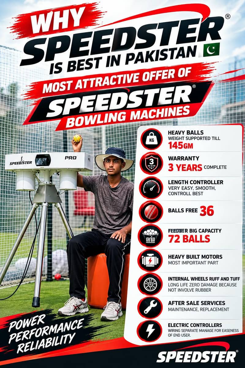 Speedster cricket bowling machine 1