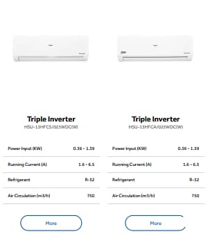Haier 1 TON [13HFAB] (W)T3  - Brand New - Official Dealer Warranty