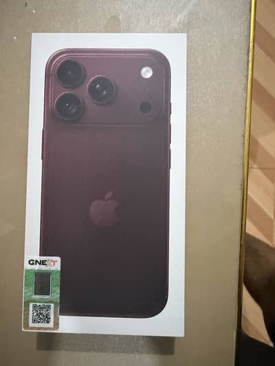 Apple iPhone 18 Pro 256 just box open offical pta gnext